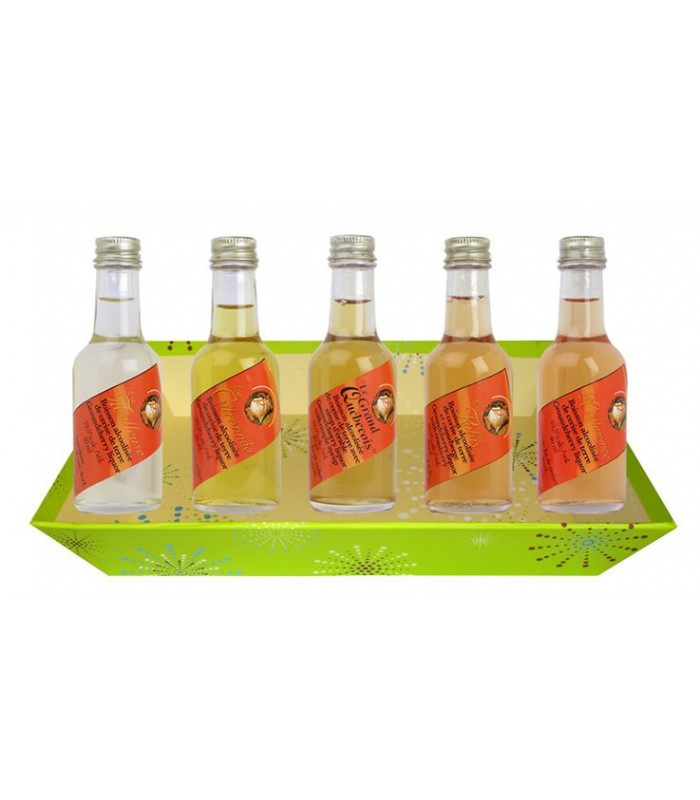 Coffret cadeau 5 mistelles du Québec Coffret cadeau 5 mistelles du Québec
