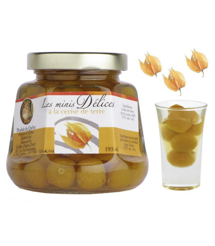Cerises de terre à l'alcool Cerises de terre à l'alcool