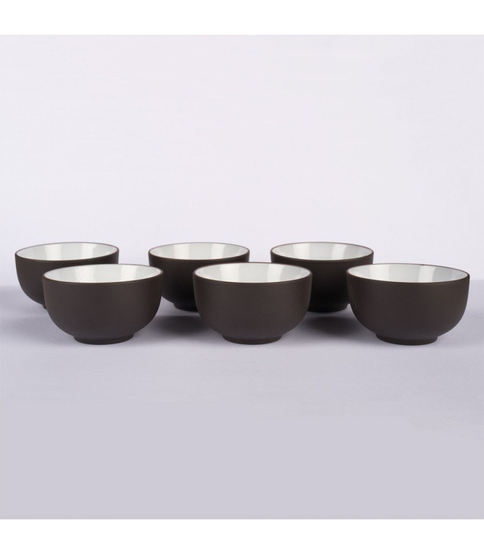 6 tasses pour la dégustation du thé Gong Fu Cha 6 tasses pour la dégustation du thé Gong Fu Cha