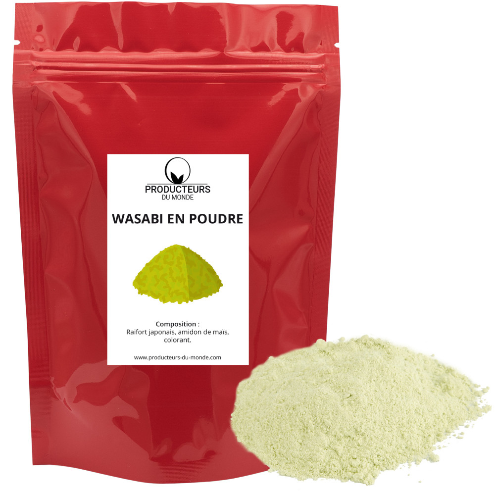 Racine De Wasabi Frais Isolé A Également Appelé Raifort Japonais