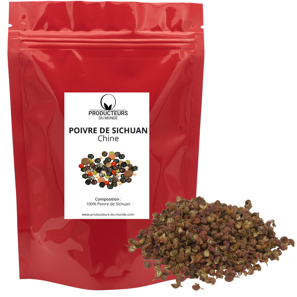 Poivre vert de Sichuan - Poivres du monde Conditionnement Sachet de 25g