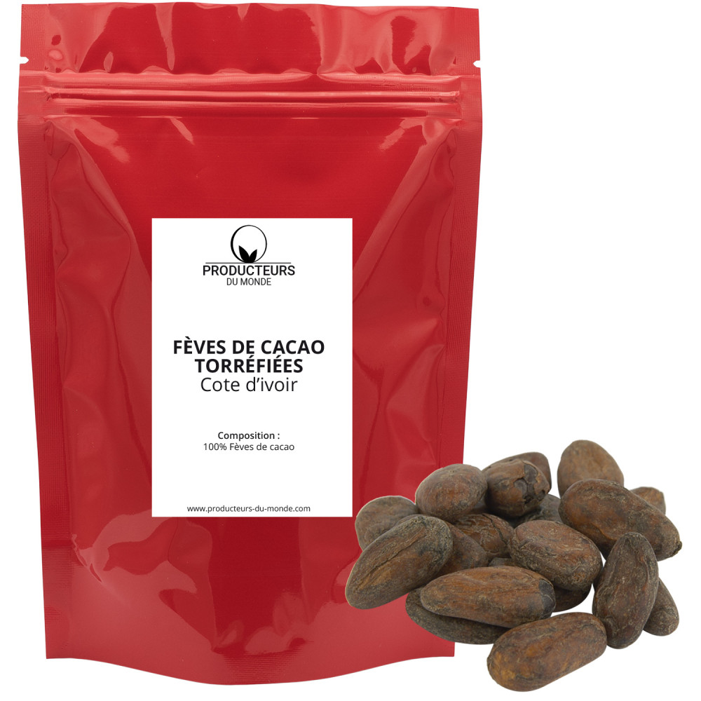 Fèves de cacao torréfiées concassées - Les Trésors du Vietnam