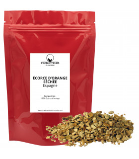 Ecorce d'orange séchée